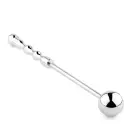 Jewellery metāla anālais spraudnis – 27.5 cm (10.8″) – Sudraba — Foto 2