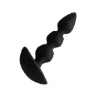 FORTO F-42R Rattler Spiral Beads anālo bumbiņu ķēde – Melns — Foto 3