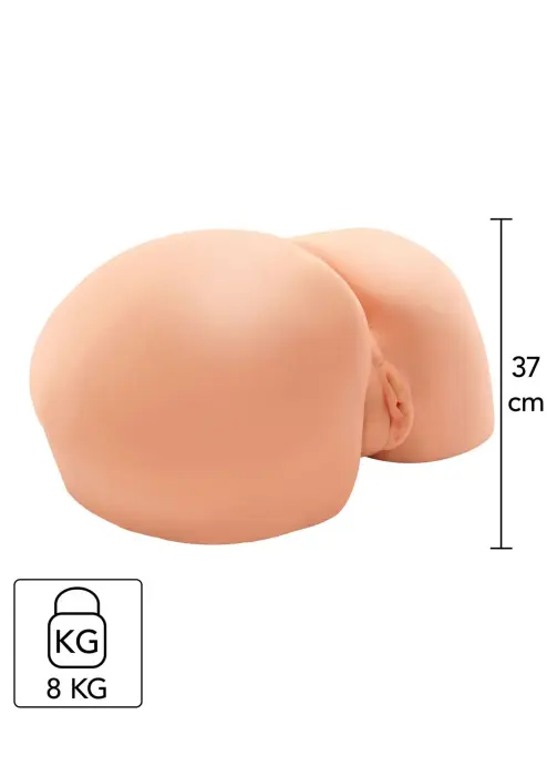 Big Bubble Butt Bitch vibruojantis masturbatorius – kūno spalva