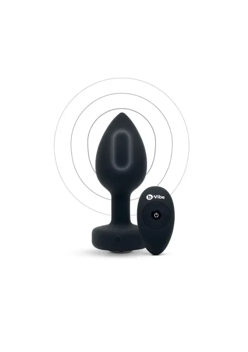 B-Vibe Vibrating Jewel Anal Plug M/L – Black