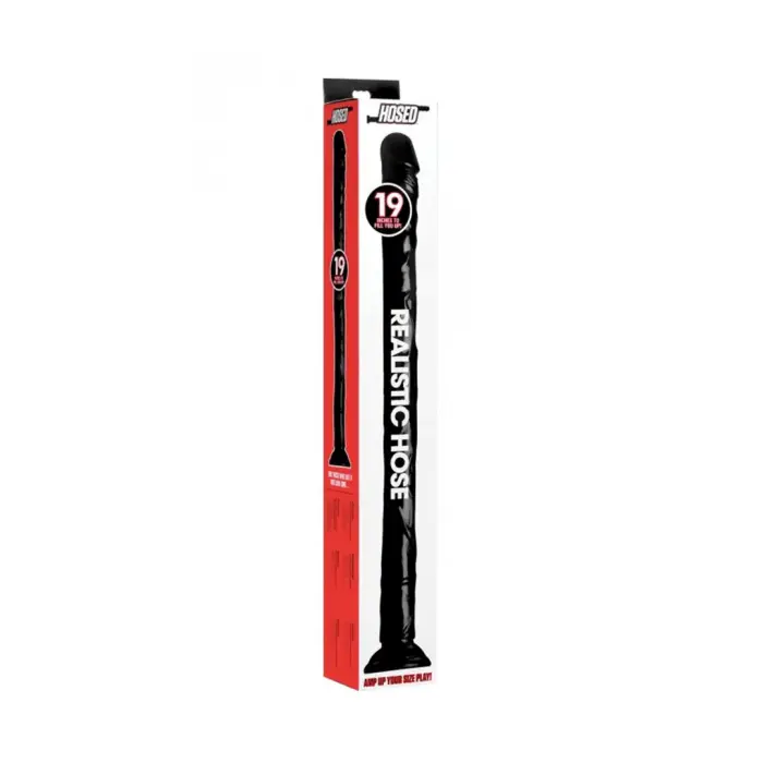 Realistiškas gyvatės dildo – 48 cm (19″) – Juodas