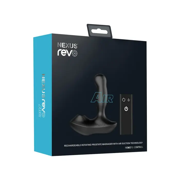 Nexus Revo Air вращающийся стимулятор простаты с функцией всасывания и пультом ДУ
