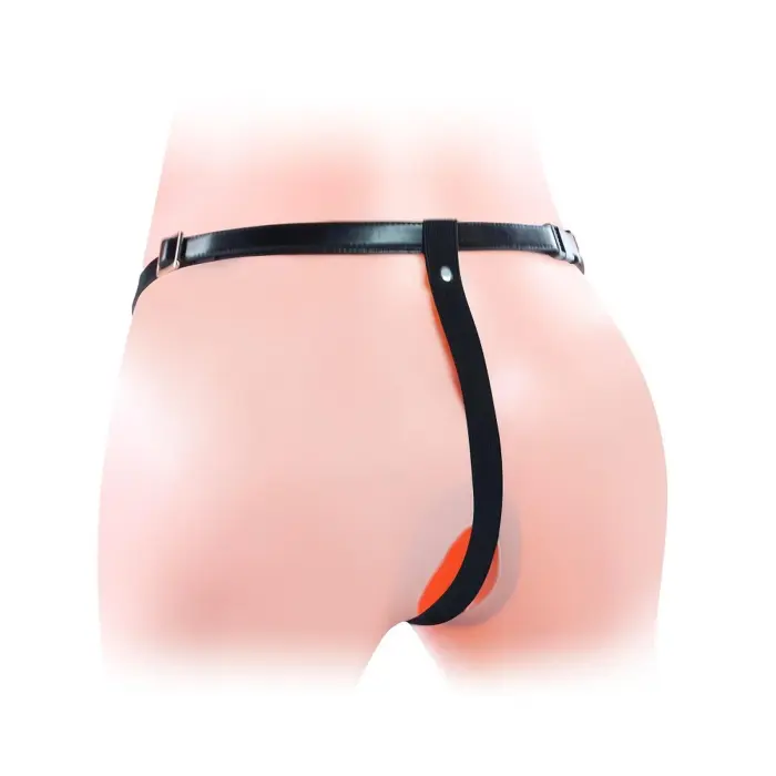 Unisex dobs strap-on dubultai penetrācijai Foto 4