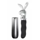 Playboy Bunny on the Go – компактный вибратор с дорожным чехлом – розовый — Фото 2
