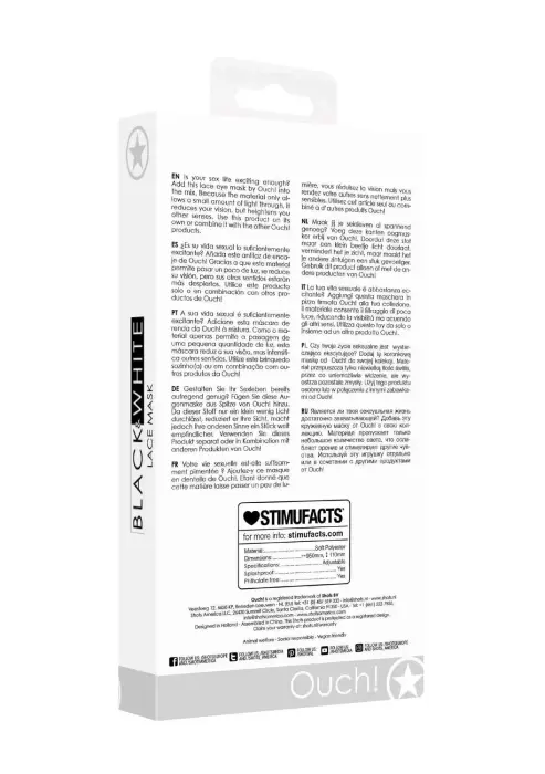 Lace Mask - With Elastic Straps Foto 4