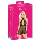 Elegants babydoll naktskrekls – melns – L/XL Foto 1