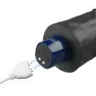 REAL SOFTEE uzlādējams vibrējošs dildo – 24 cm (9.5″) – Melns Foto 12