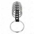 KINK Metal Ring Set 7 Pieces with Leather Strap Adjustable 3.2-5 cm — Photo 3