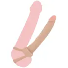 Double Trouble двусторонний дилдо – 16 cm (6.3″) – Телесный — Фото 4