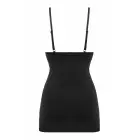 Christine Riley – caurspīdīgs mežģīņu babydoll – plūstošs audums, elegants siluets – melns – S/M — Foto 5