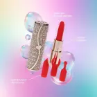 Tiffany Lipstick Vibrator with interchangeable tips – 3 cm (1.2″) – Pink — Photo 7