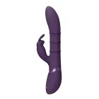 VIVE Sora G taško triušio vibratorius su judančiais stimuliuojančiais žiedais – 24.2 cm (9.5″) – violetinis — Nuotrauka 5