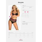 Obsessive Sharlotte 2-daļīgs apakšveļas komplekts – melns – XXL — Foto 6