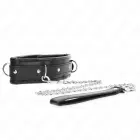 KINK Adjustable Metal Collar with Belt 65 cm – Silver — Photo 1