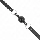 KINK TPE Ball Gag 4 cm with Black Lock – Adjustable 60x2 cm Strap — Photo 4