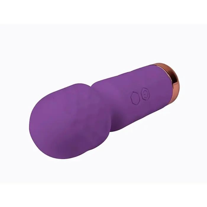Eros mini wand masāžas vibrators – 11.5 cm (4.5″) – violets Foto 3
