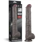 XXL Bendable Dual Layered Silicone Dildo – 36.8 cm (14.5″) – Black — Photo 18