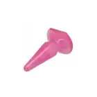 Mīksts anālais spraudnis – 10.2 cm (4″) – Caurspīdīgs — Foto 4