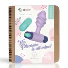 Twister – 2-in-1 silikona anālais aizbāznis ar uzlādējamu vibro lodīti – daudzkrāsains — Foto 2