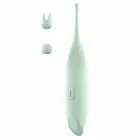 GLAM Pin Point Stimulator – precision silicone stimulator with 2 attachments – gold – 16 cm — Photo 2
