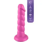 Playhouse Spiral Tease Dong – liquid silicone spiral dildo – M — Photo 5