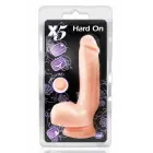 Blush X5 Hard On – painduvast X5-materjalist iminapaga dildo – beež – 21,5 cm — Foto 1