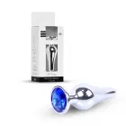 Plug-Jewellery Silver anaaltapp – 9.5 cm (3.7″) – Sinine — Foto 10