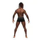 Male Power Modal Rib Pouch Short – Black – S — Photo 3