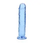Taisns reālistisks dildo ar piesūcekni – 20 cm (7.9″) – Caurspīdīgs Foto 3