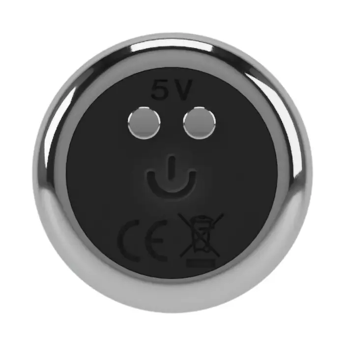 Rebel metallist lüpsipulk – 26.5 cm (10.4″) – Hõbe Photo