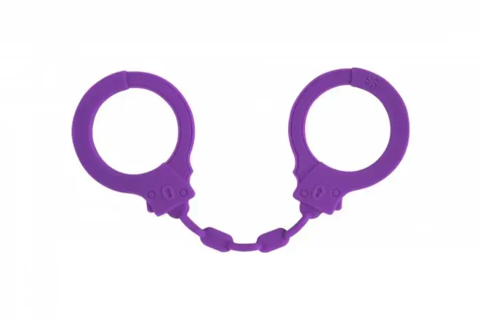 Lola Games Party Hard Silicone Handcuffs – Purple
