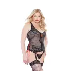 Suzi korsete – Plus size – Sarkana — Foto 2