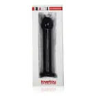 Stikla Romance dildo – 18 cm (7″) – Melns Foto 2