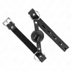 KINK TPE Ball Gag 4 cm with Black Lock – Adjustable 60x2 cm Strap — Photo 2