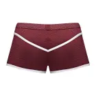 Male Power Sport Mini Short – Burgundy – L — Photo 4