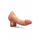 b-Vibe SLIPSKIN Curvy – pressure-reactive silicone dildo with suction cup – black – 25.4 cm — Photo 3
