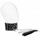 KINK reguleeritav kaelarihm kettrihmaga 65cm – elegantne kunstnahk – must — Foto 2