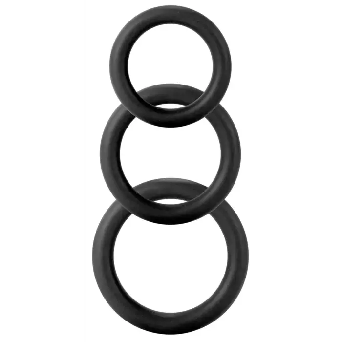 Twiddle Rings 3 suuruses peenis võru – must