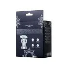 Lingam Shakti, vibrējošs masturbators, TPE, caurspīdīgs, 9 cm Foto 5