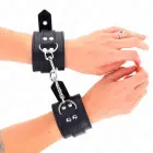 KINK фиксаторы для запястий с заклёпками 35x6 cm – чёрные — Фото 3