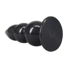 American Bombshell Triple Payload – viļņots anālais aizbāznis – metāla pelēks – 22,2 cm — Foto 3
