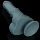 Lovetoy Dual Layer Silicone Nature Cock – rechargeable thrusting vibrating dildo – 11 inch – remote — Photo 10