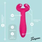 Divpusējais pāru vibrators – melns — Foto 11