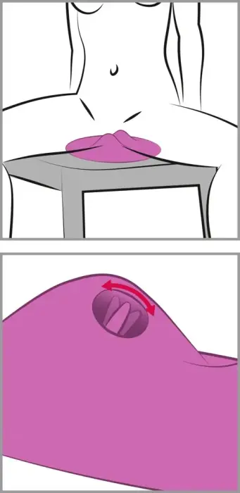 Vibepad 2 sildošs vibrators ar laizīšanas funkciju – 29 cm – rozā Foto 11