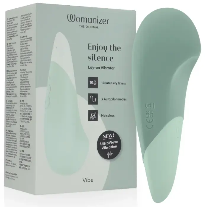 Womanizer Vibe Lay-On Silent UltraWave вибратор – 17.1 см (6.7″)