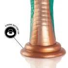 EPIC Python Cobra žalias dildo – 20.5 cm (8″) – žalias — Nuotrauka 6
