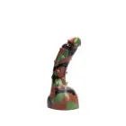 Kiotos Revolt Green Army 18 Medium – silikoninis dildo – 19 cm — Nuotrauka 1