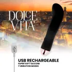 Dolce Vita Two vibraator – 13.2 cm (5.2″) – must — Foto 5