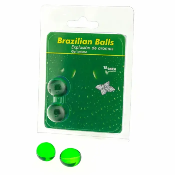 Taloka Brazilian Balls массажные гелевые капсулы – мята – 2 шт.