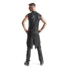 RMMarco001 Wetlook Vest with Silver Zipper – Black – M — Photo 6